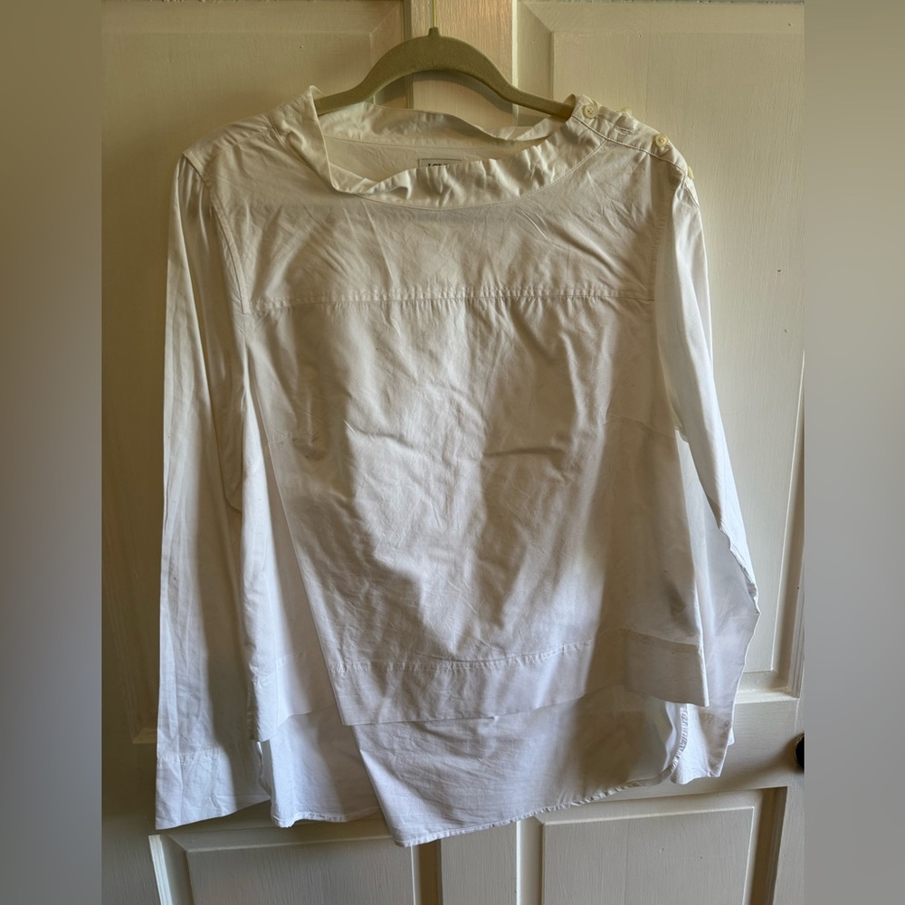 Classic White Long Sleeve Top